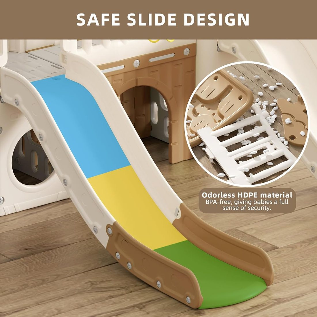 10 in 1 Toddler Slide, view 4