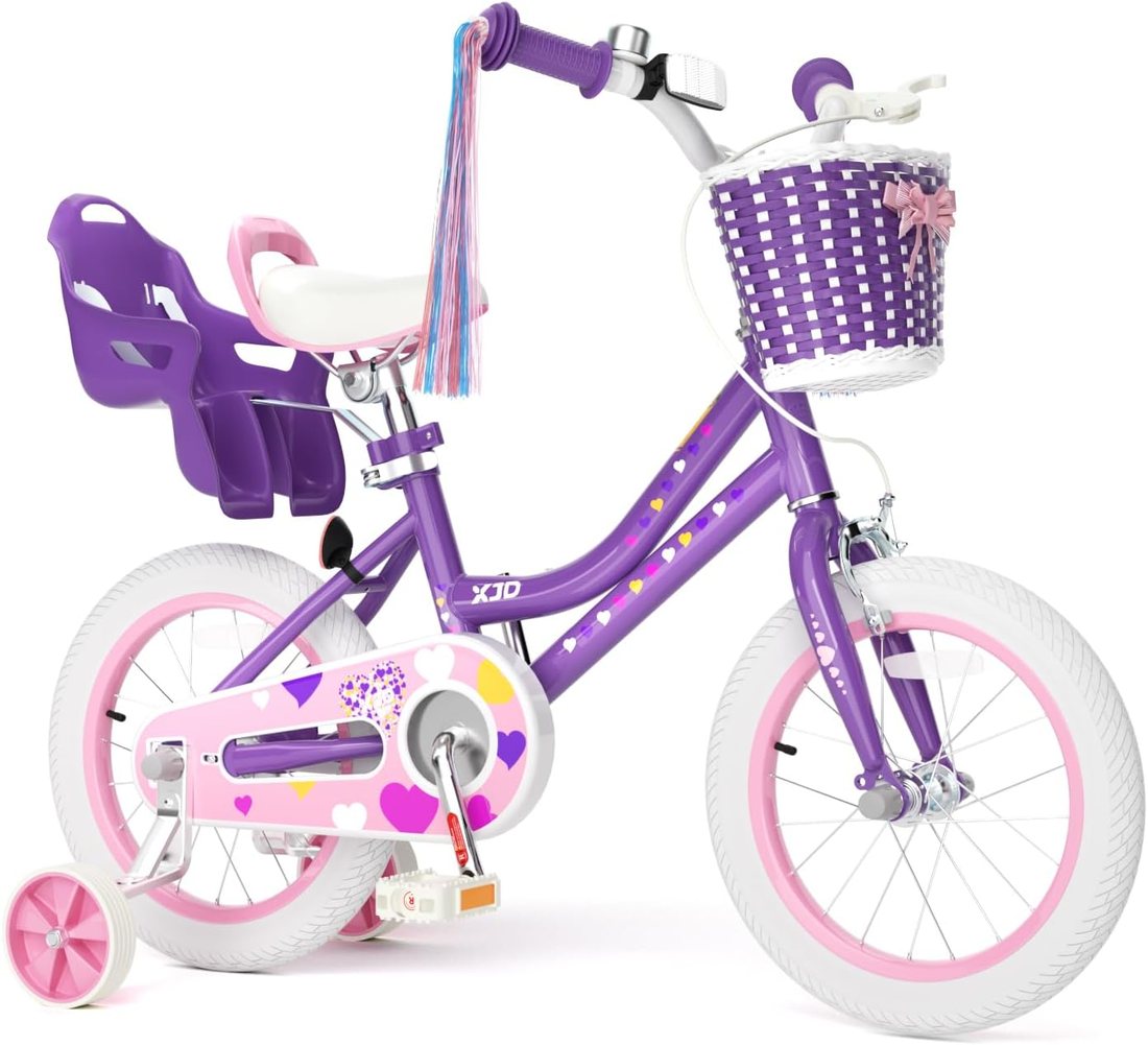 12/14/16/20 Inch Girls Bike for Ages 2-12 Toddler Bike