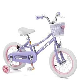 12/14/16/20 Inch Girls Bike for Ages 2-12 Toddler Bike, Purple, 14 Inch