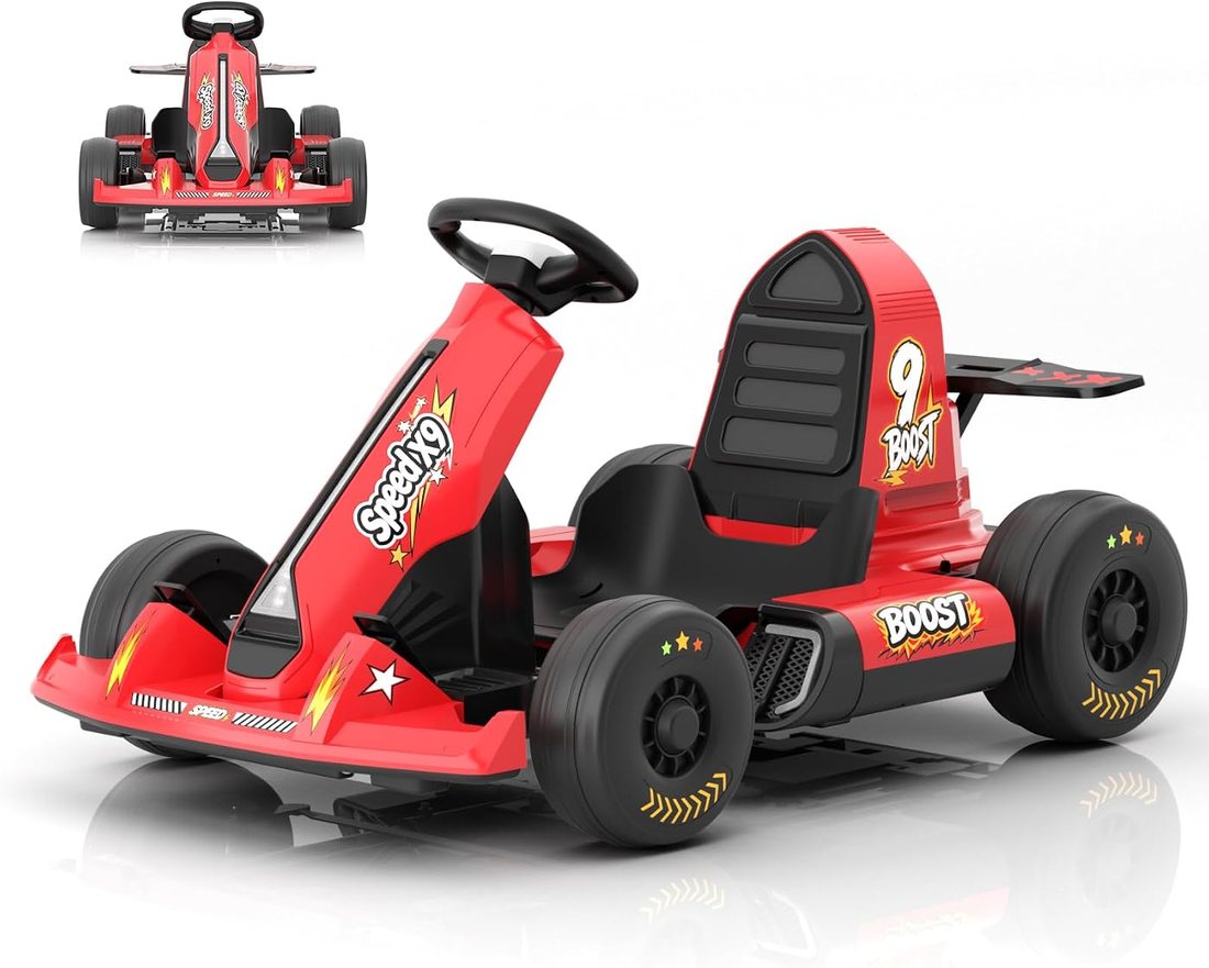 12V 7Ah Battery Electric Go Kart with Adjustable Seat