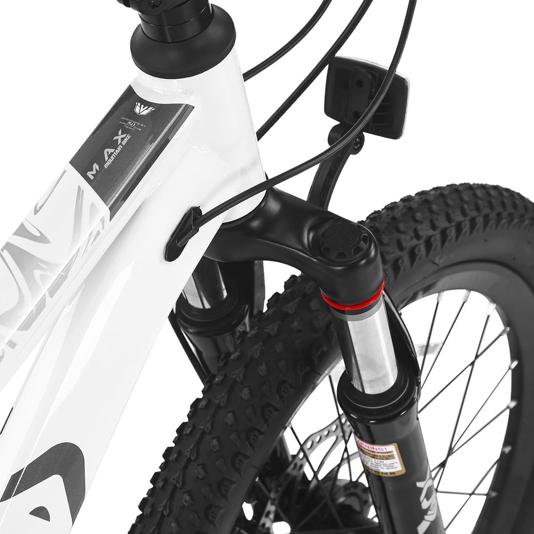 20 24 Inch Kid Mountain Bike — White, view 4