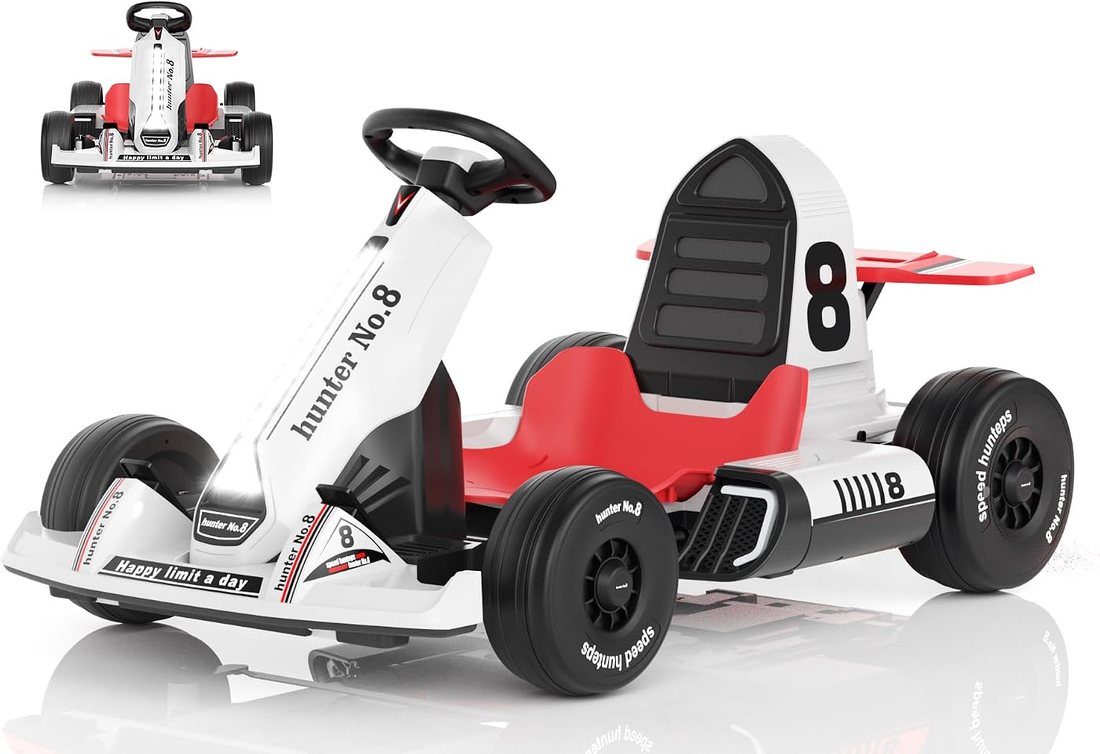 24V 7Ah Battery Electric Go Kart with Adjustable Seat