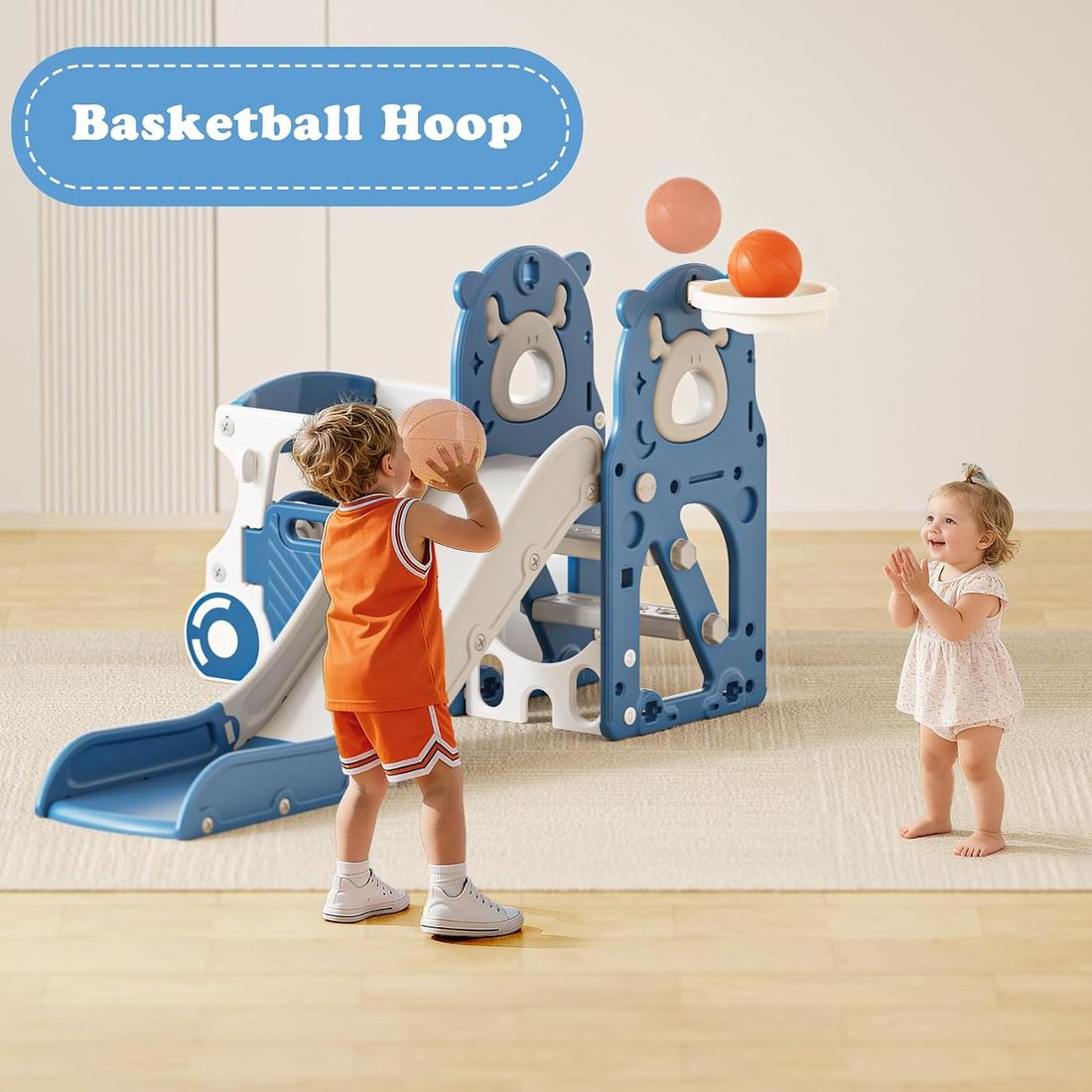 4 in 1 Toddler Slide, view 3