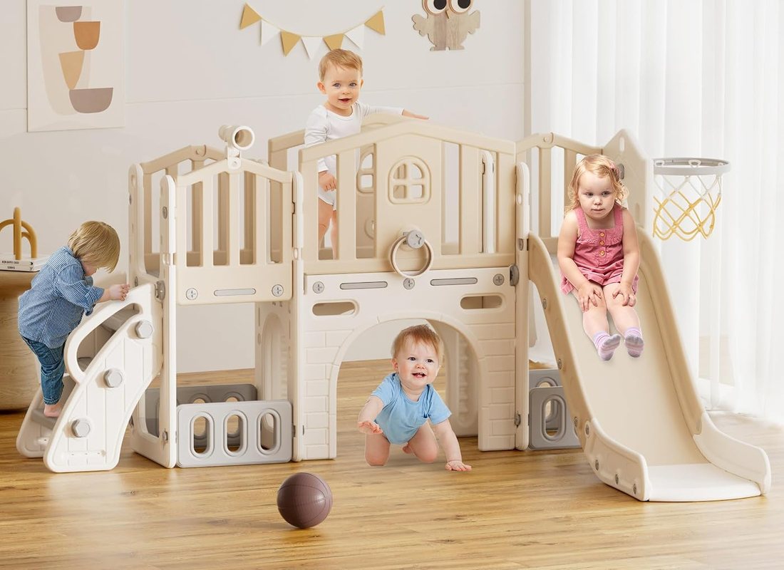 9 in 1 Toddler Slide Set — Ages 1+