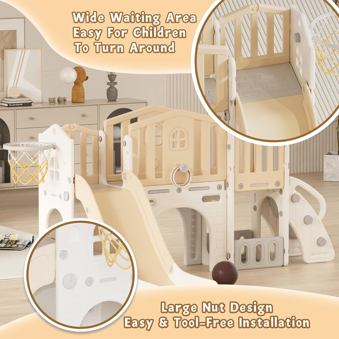 9 in 1 Toddler Slide Set — Ages 1+, view 3