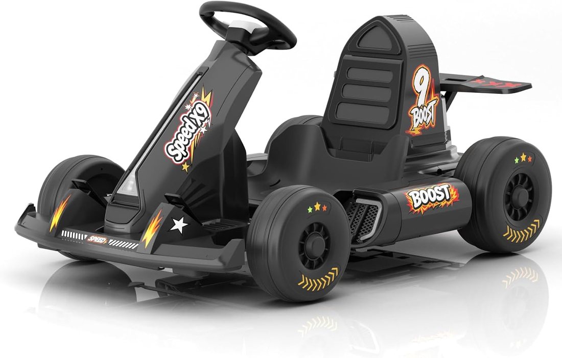 Electric Go Kart 12V Battery Powered Pedal Go Karts for 37-96