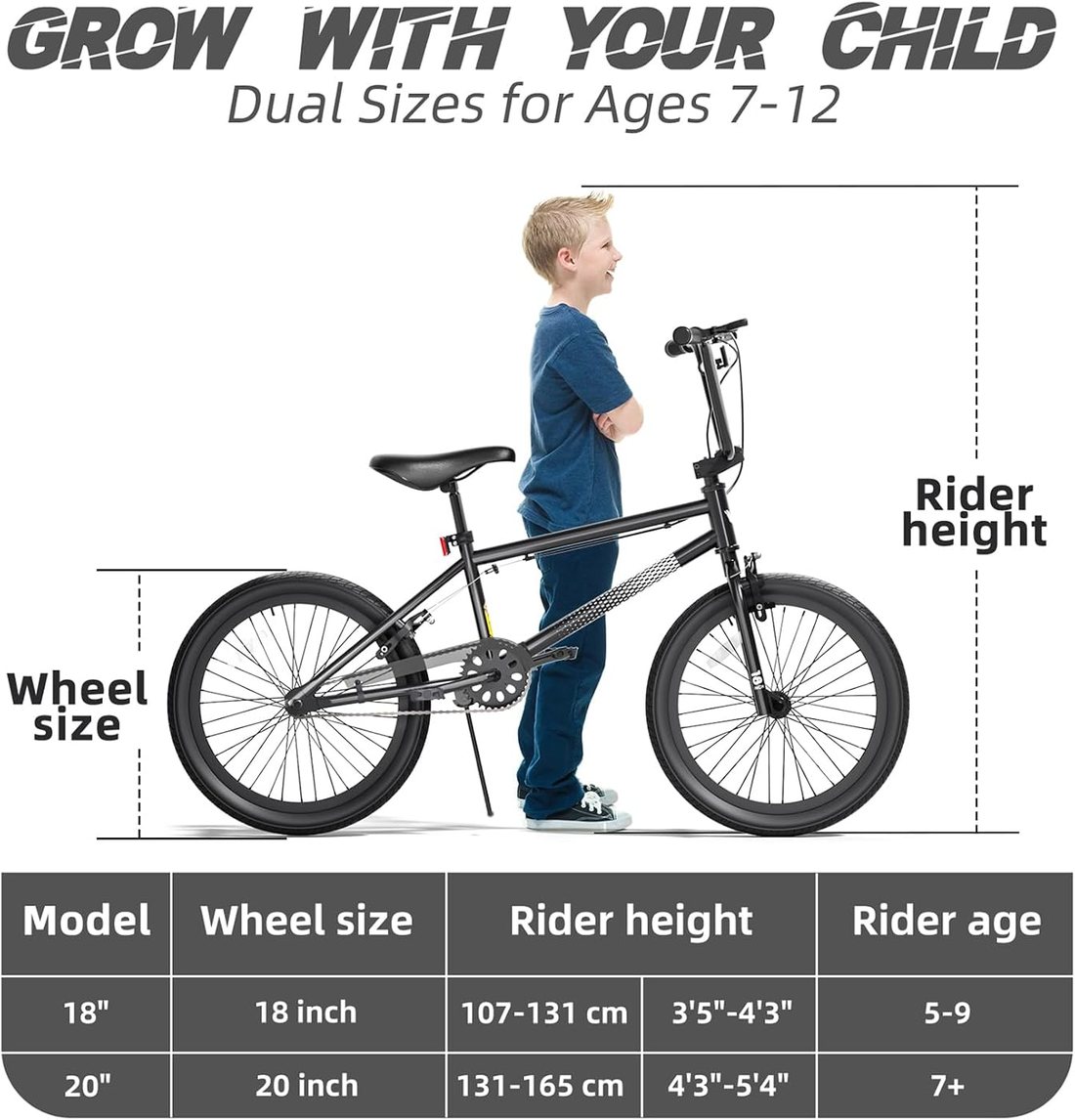 Freestyle BMX Bike — Black, view 2