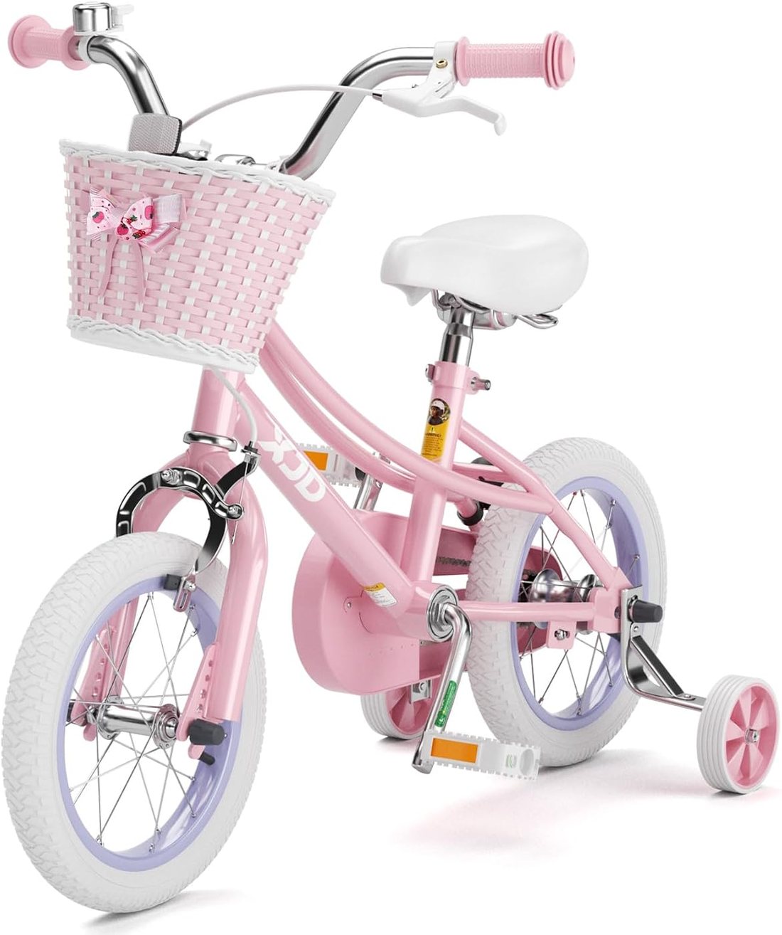 Girls Bike, 12/14/16/20 Inch Bicycle for 3-12 Years Old — Pink