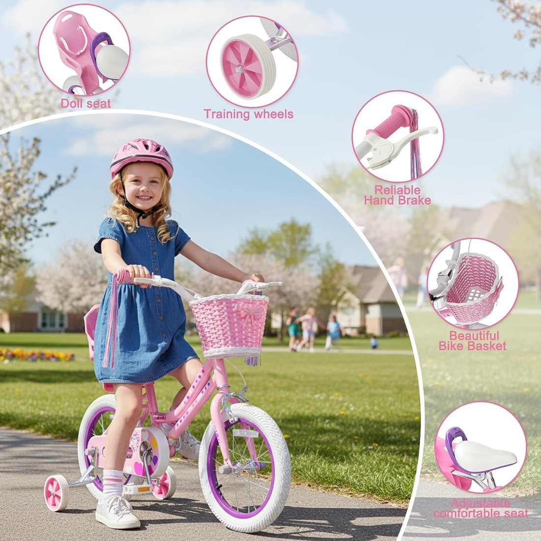 Girls Bike for Toddlers 3-9, view 2