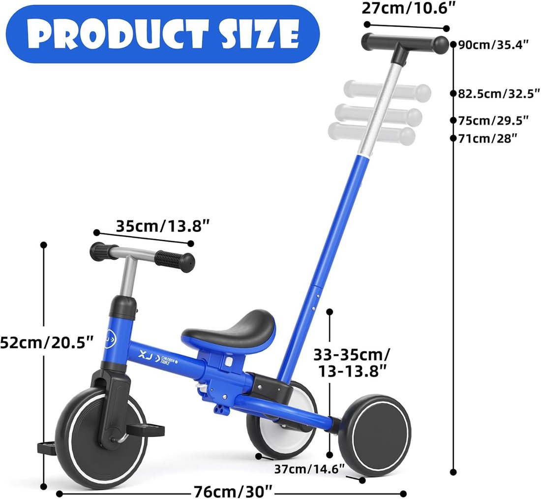 Toddler Tricycle for 1-3 Year Olds, view 3