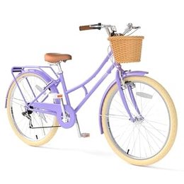 Women's Cruiser Bike, 24/26 Inch Commuter Bicycle, Option 1